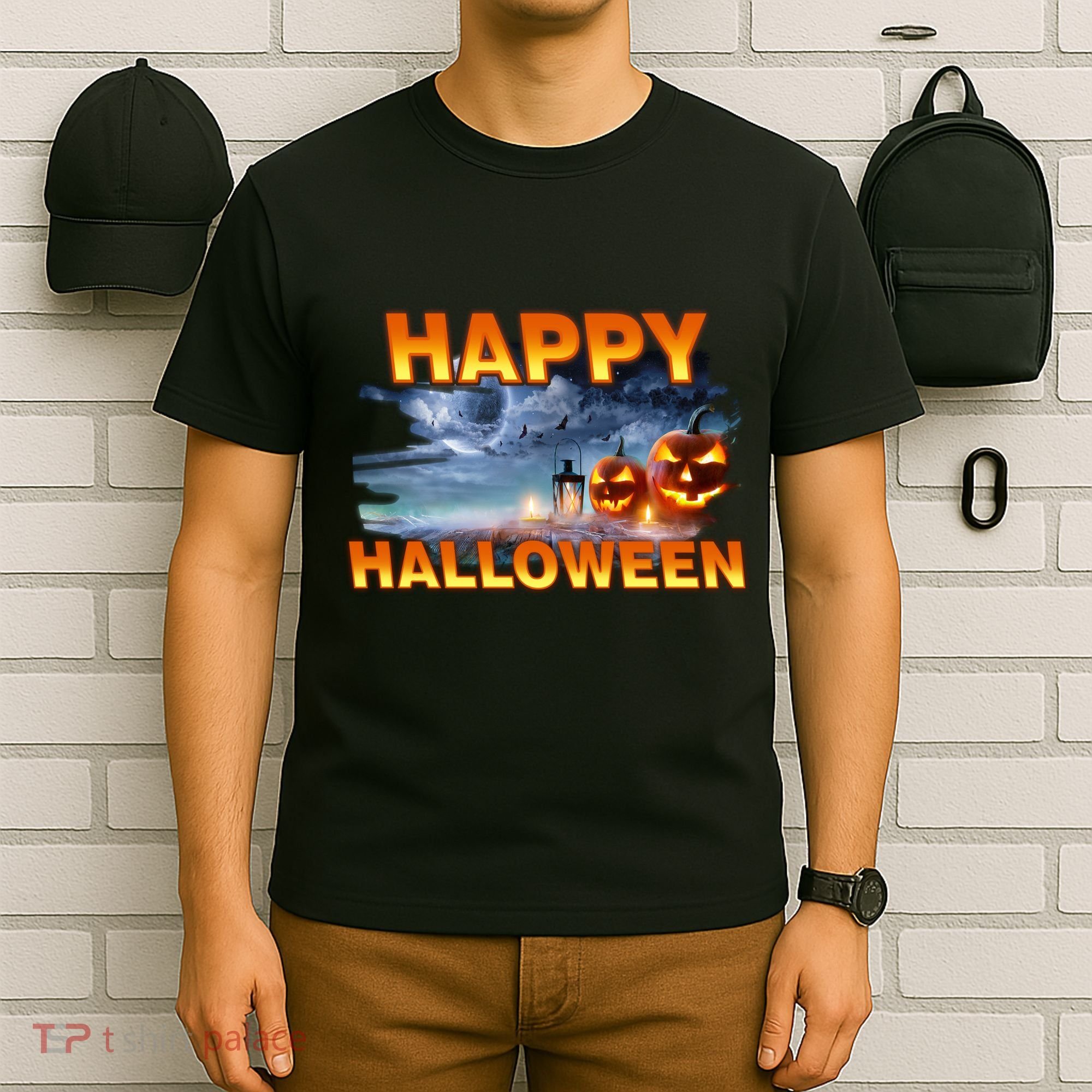 Happy Halloween Creepy Pumpkin Show T-Shirt