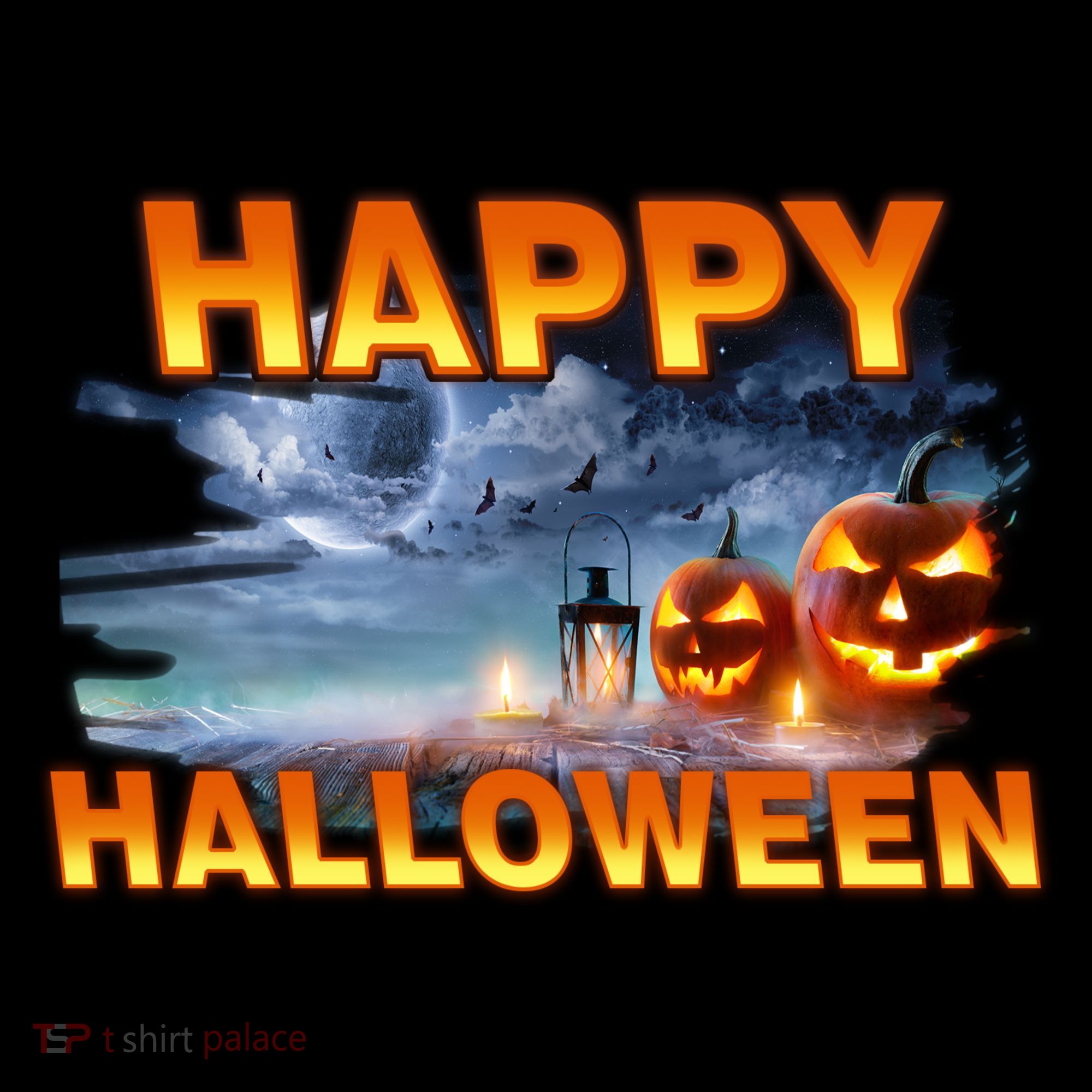 Happy Halloween Creepy Pumpkin Show T-Shirt