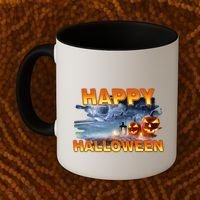 Happy Halloween Creepy Pumpkin Show Coffee Mug thumb 2