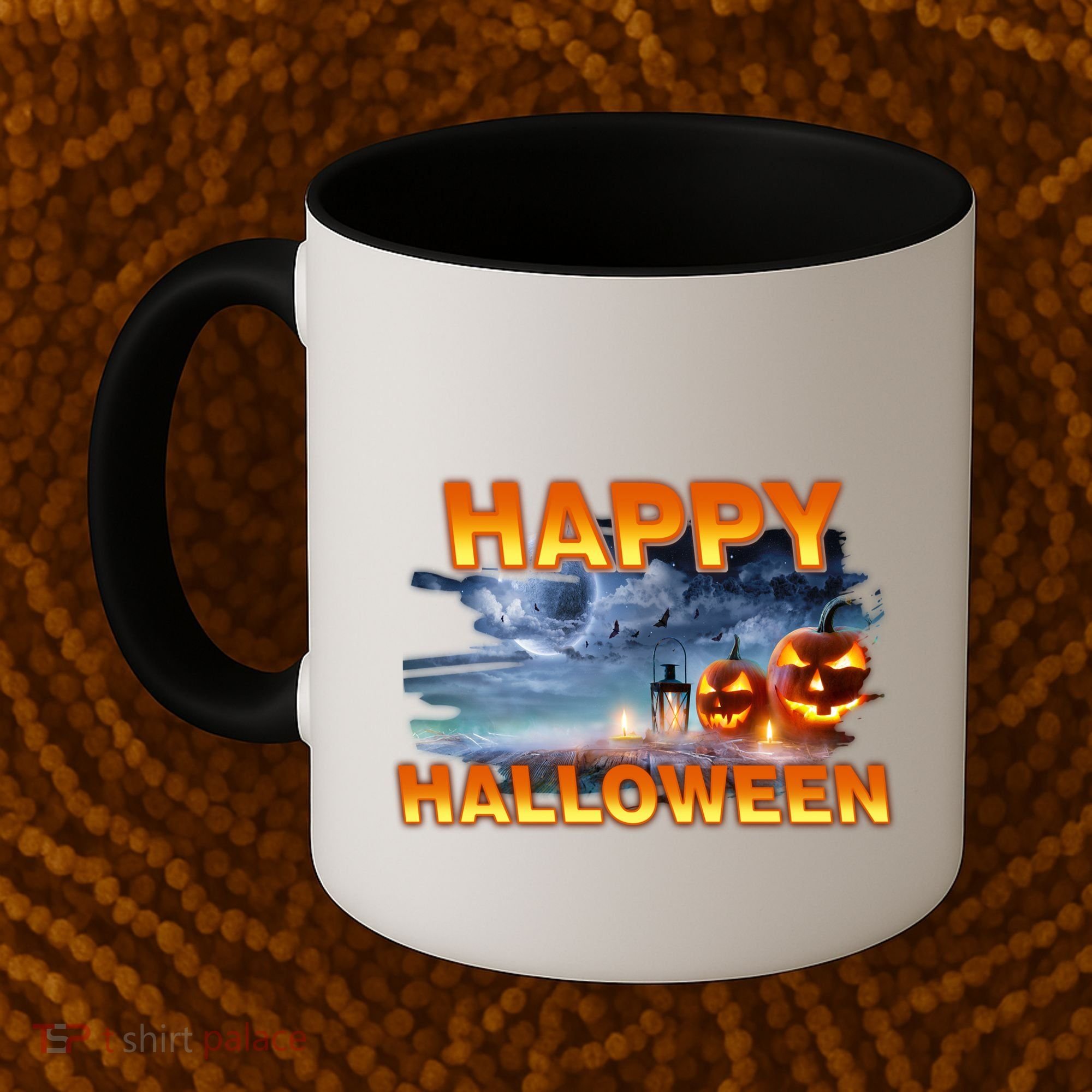 Happy Halloween Creepy Pumpkin Show Coffee Mug