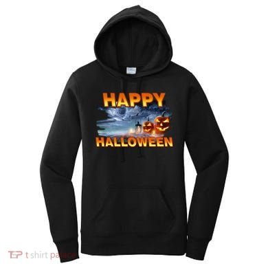 Happy Halloween Creepy Pumpkin Show Women's Hoodie