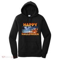 Happy Halloween Creepy Pumpkin Show Women's Hoodie thumb 0