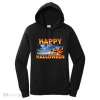 Happy Halloween Creepy Pumpkin Show Women's Hoodie thumb 0