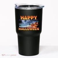 Happy Halloween Creepy Pumpkin Show Tumbler thumb 0