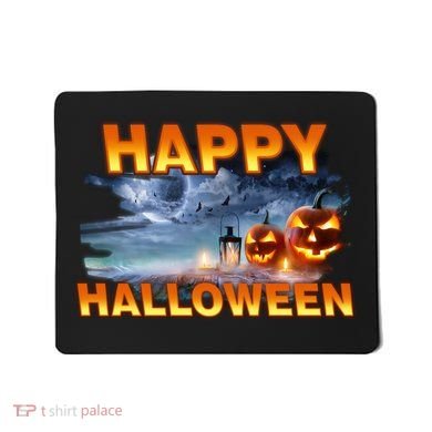 Happy Halloween Creepy Pumpkin Show Mousepad
