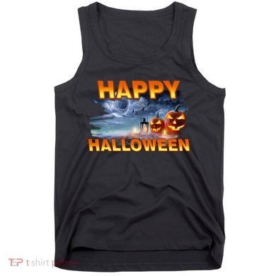 Happy Halloween Creepy Pumpkin Show Tank Top