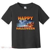 Happy Halloween Creepy Pumpkin Show Toddler T-Shirt thumb 0