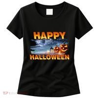 Happy Halloween Creepy Pumpkin Show Women's T-Shirt thumb 0