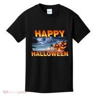 Happy Halloween Creepy Pumpkin Show Kids T-Shirt thumb 0