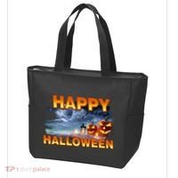 Happy Halloween Creepy Pumpkin Show Tote Bag thumb 3