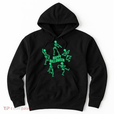 Happy Halloween Dancing Skeletons Hoodie
