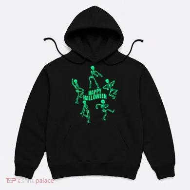 Happy Halloween Dancing Skeletons Hoodie