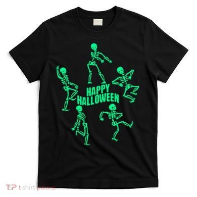Happy Halloween Dancing Skeletons T-Shirt