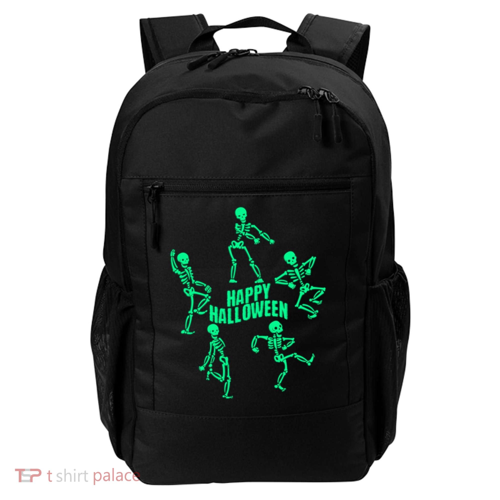 Happy Halloween Dancing Skeletons Backpack