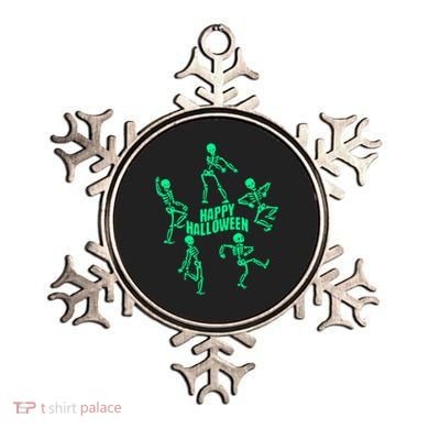 Happy Halloween Dancing Skeletons Ornament