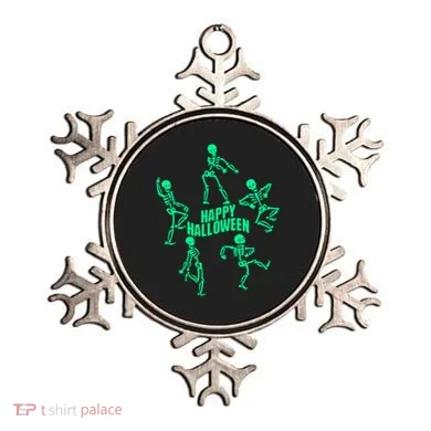 Happy Halloween Dancing Skeletons Ornament