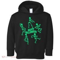 Happy Halloween Dancing Skeletons Toddler Hoodie thumb 0