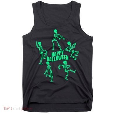 Happy Halloween Dancing Skeletons Tank Top