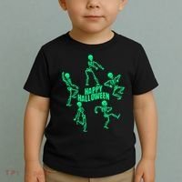 Happy Halloween Dancing Skeletons Toddler T-Shirt thumb 2