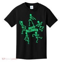 Happy Halloween Dancing Skeletons Kids T-Shirt thumb 0