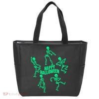 Happy Halloween Dancing Skeletons Tote Bag thumb 0