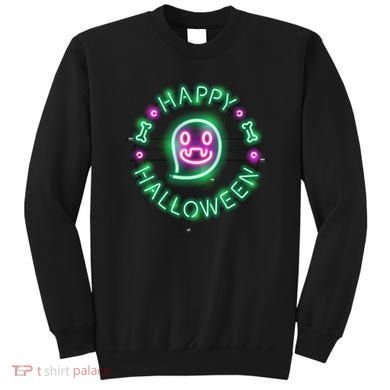 Happy Halloween Neon Sign Sweatshirt