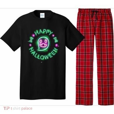 Happy Halloween Neon Sign Pajama Set