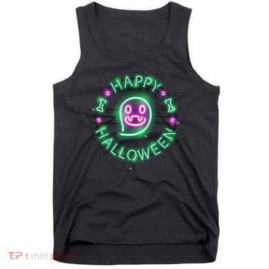 Happy Halloween Neon Sign Tank Top