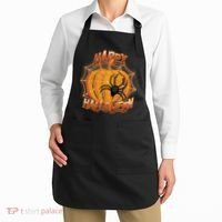 Happy Halloween Spiderweb Pumpkin Apron thumb 2