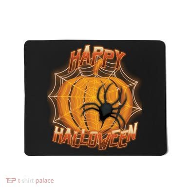Happy Halloween Spiderweb Pumpkin Mousepad