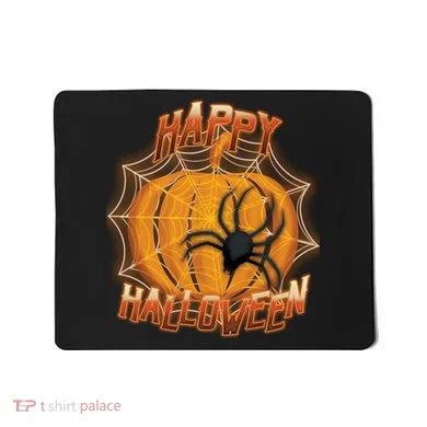 Happy Halloween Spiderweb Pumpkin Mousepad