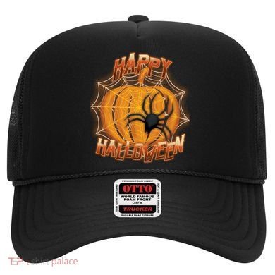 Happy Halloween Spiderweb Pumpkin Hat