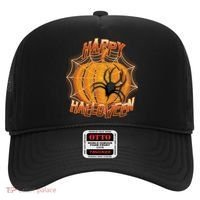 Happy Halloween Spiderweb Pumpkin Hat thumb 0