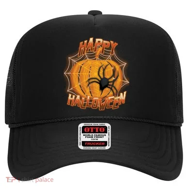 Happy Halloween Spiderweb Pumpkin Hat