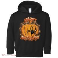 Happy Halloween Spiderweb Pumpkin Toddler Hoodie thumb 0