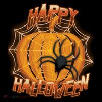 Happy Halloween Spiderweb Pumpkin Kids Long Sleeve Shirt thumb 2