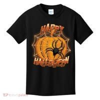Happy Halloween Spiderweb Pumpkin Kids T-Shirt thumb 0