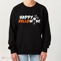 Happy Hallowine Funny Halloween Women's Sweatshirt thumb 0