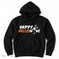 Happy Hallowine Funny Halloween Hoodie thumb 0