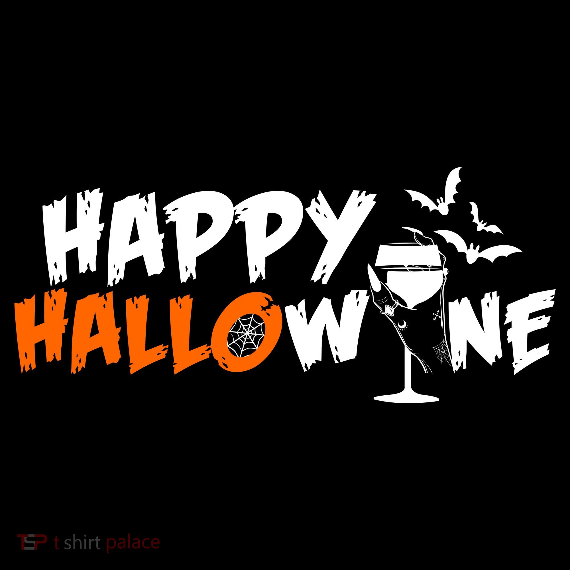 Happy Hallowine Funny Halloween Hoodie