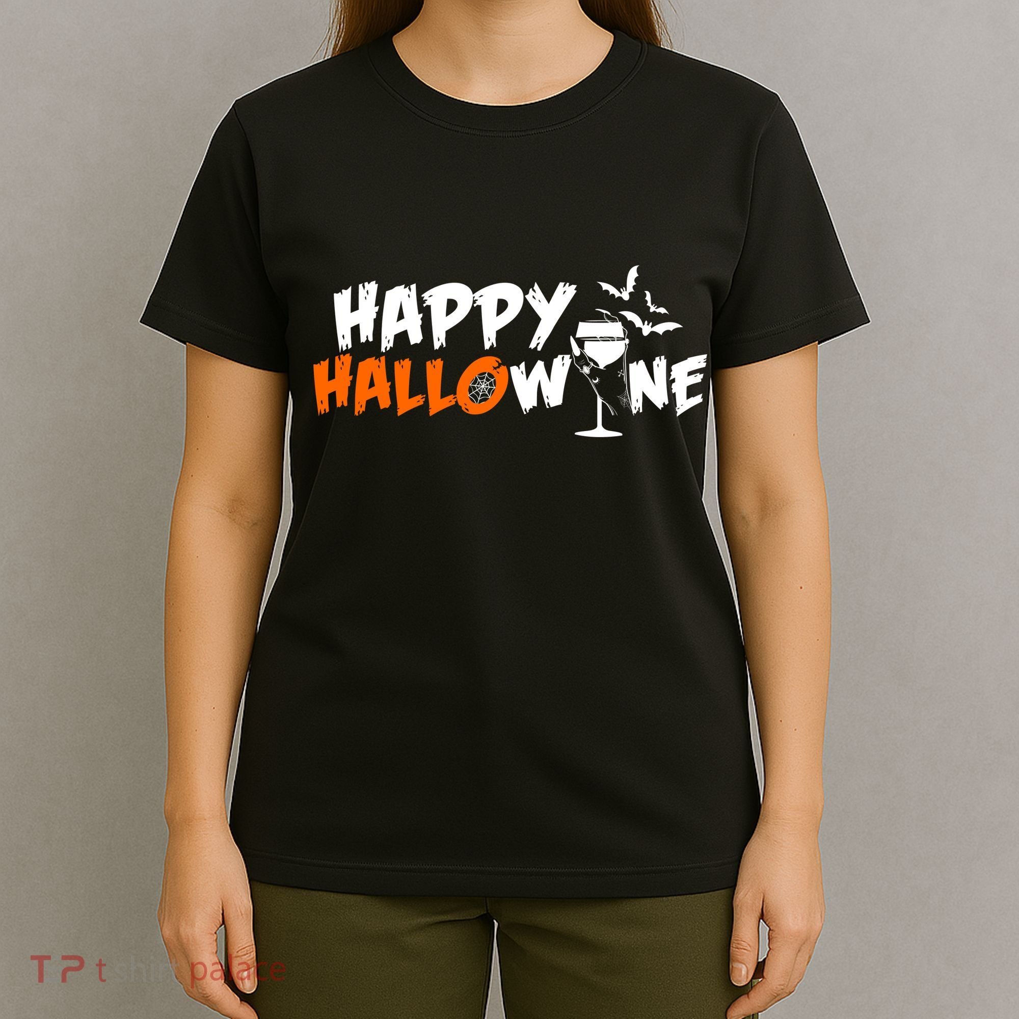 Happy Hallowine Funny Halloween T-Shirt