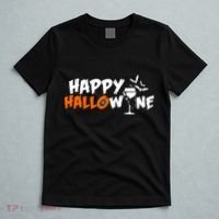 Happy Hallowine Funny Halloween T-Shirt thumb 5