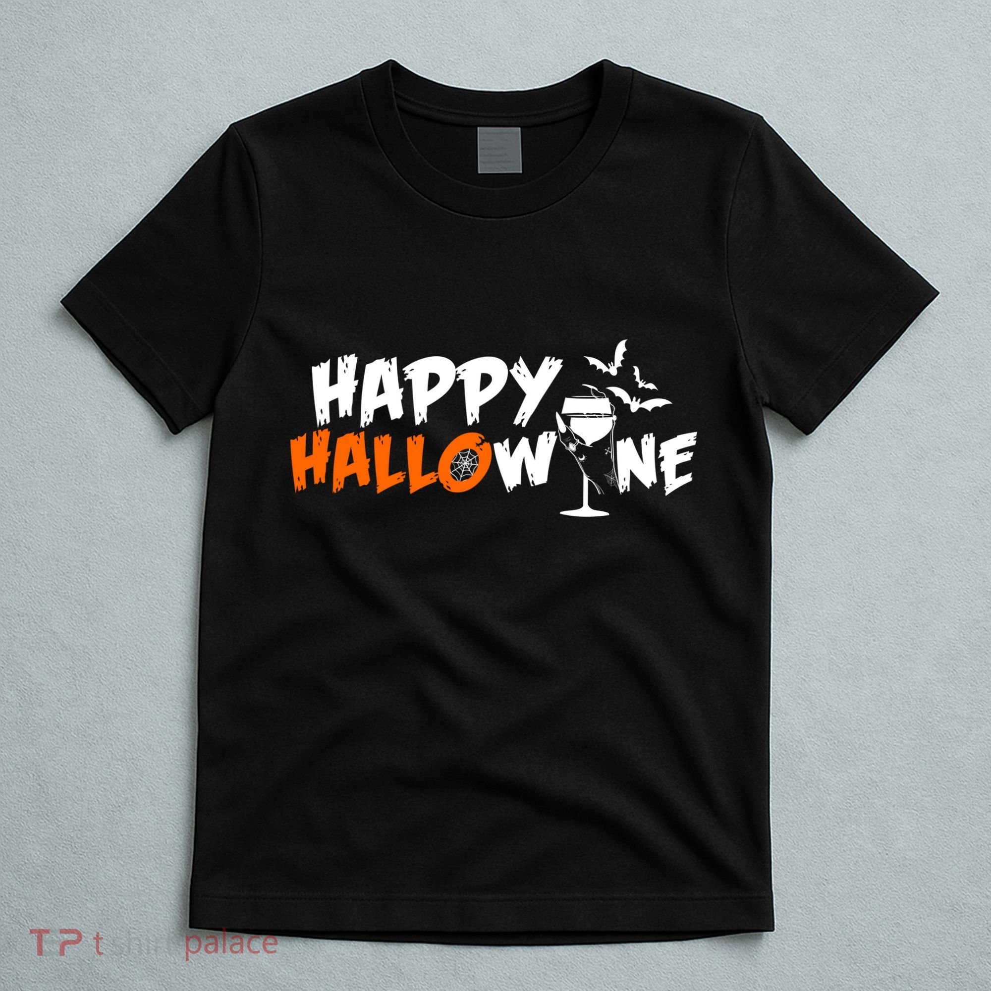 Happy Hallowine Funny Halloween T-Shirt
