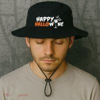 Happy Hallowine Funny Halloween Bucket Hat thumb 2