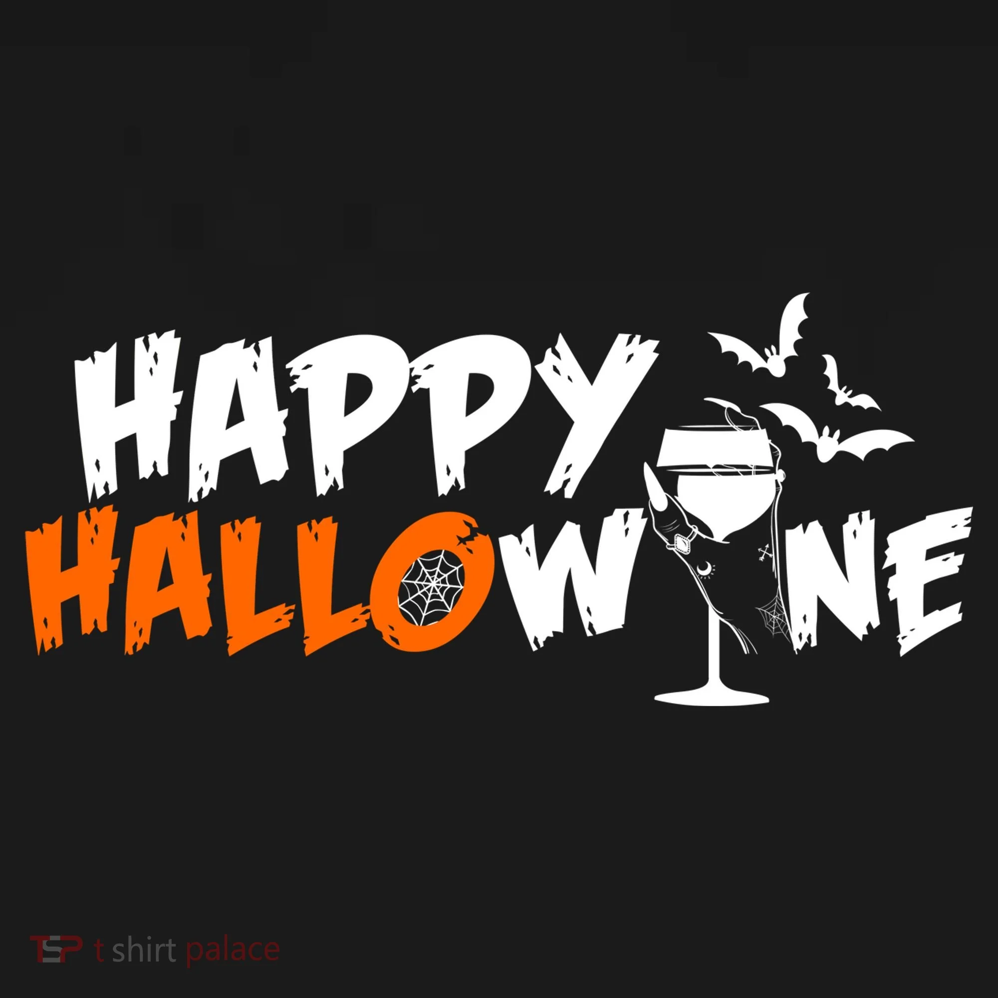 Happy Hallowine Funny Halloween Women's Hoodie
