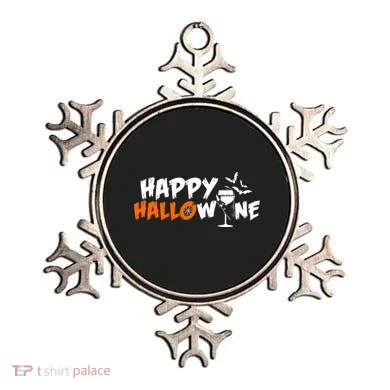 Happy Hallowine Funny Halloween Ornament