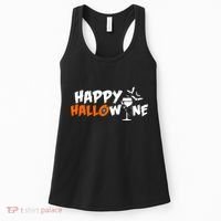 Happy Hallowine Funny Halloween Women's Tank Top thumb 0