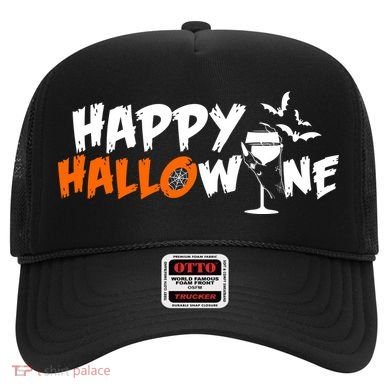Happy Hallowine Funny Halloween Hat