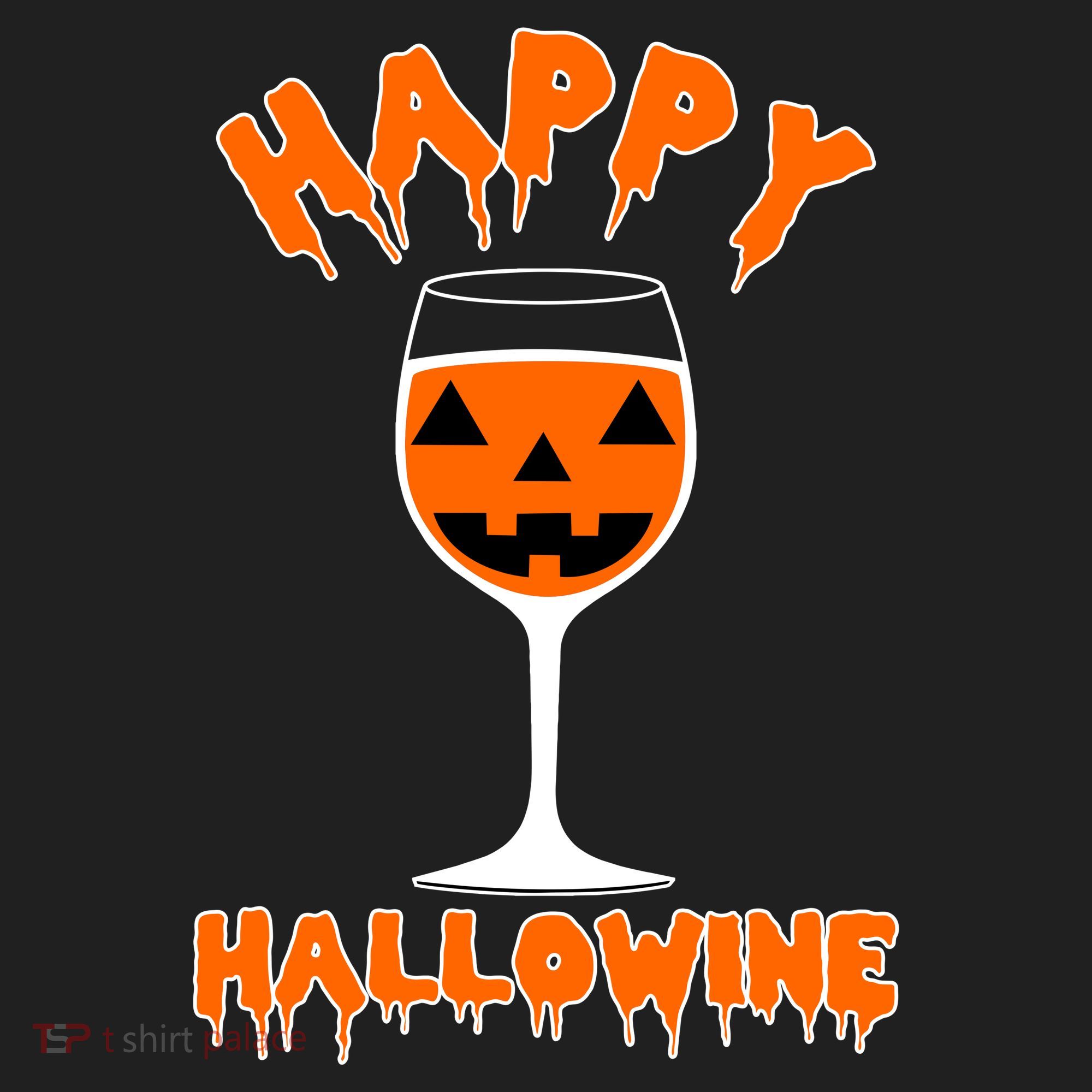 Happy Hallowine Funny Halloween Wine Hat
