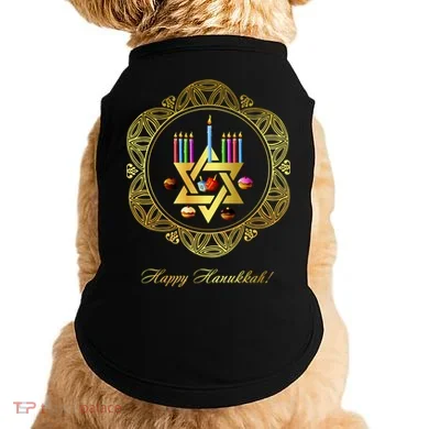 Happy Hanukkah Doggie Tank